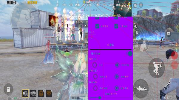 和平精英辅助【美杜莎容器直装V1.3】变色绘制 骨骼绘制 掩体变色 手持显示 全枪无死角漏打 扫车打鸟 范围可调节